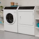 DF7 Sanitizing White Gas Dryer with Front Control view 6