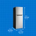 10.0 cu. ft. Apartment Size Fridge Top Mount view 12