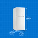 10.0 cu. ft. Apartment Size Fridge Top Mount view 6