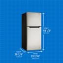 11.6 cu. ft. Apartment Size Fridge Top Mount view 6