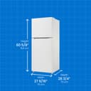 14.2 cu. ft. Apartment Size Fridge Top Mount view 5