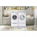 7.4 Cu. Ft. Large Capacity Electric Dryer - White view 7