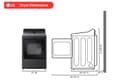 7.3 Cu. Ft. Ultra Large Capacity Rear Control Electric Dryer With Ai Sensing And Thinq® Smart Features view 2