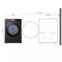 7.4 Cu. Ft. Ultra Large Capacity Smart Wi-fi Enabled Front Load Electric Dryer With Turbosteam™ And Built-in Intelligence view 10