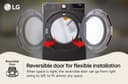 7.4 Cu. Ft. Ultra Large Capacity Smart Wi-fi Enabled Front Load Electric Dryer With Turbosteam™ And Built-in Intelligence view 3