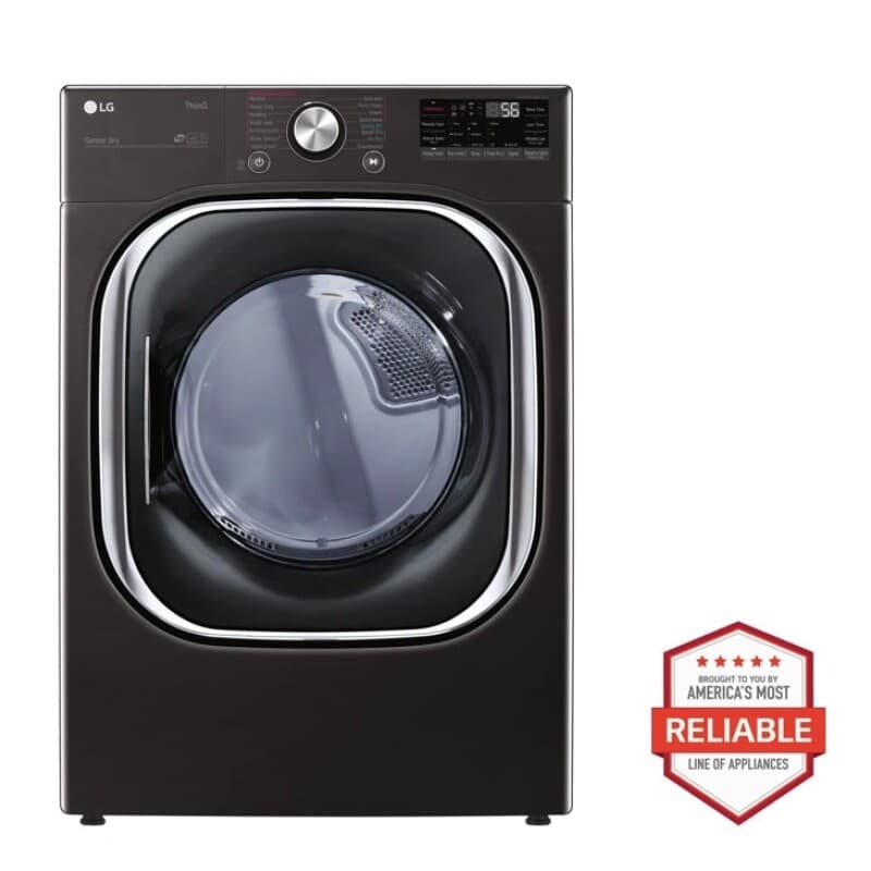 7.4 cu. ft. Ultra Large Capacity Smart wi-fi Enabled Front Load Electric Dryer with TurboSteam™ and Built-In Intelligence