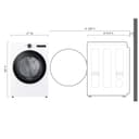 7.4 Cu. Ft. Smart Front Load Electric Dryer With Ai Sensor Dry & Turbosteam™ Technology view 11
