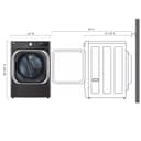 9.0 Cu. Ft. Mega Capacity Smart Wi-fi Enabled Front Load Electric Dryer With Turbosteam™ And Built-in Intelligence view 11