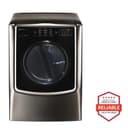 9.0 Cu. Ft. Large Smart Wi-fi Enabled Electric Dryer W/ Turbosteam™ view 1