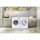 7.4 Cu. Ft. Ultra Large Capacity Front Load Gas Dryer - White view 12