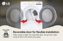 7.4 Cu. Ft. Ultra Large Capacity Front Load Gas Dryer - White view 17