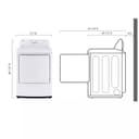 7.3 Cu. Ft. Rear Control Gas Energy Star Dryer With Sensor Dry view 11