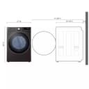 7.4 Cu. Ft. Ultra Large Capacity Smart Wi-fi Enabled Front Load Gas Dryer With Turbosteam™ And Built-in Intelligence view 11