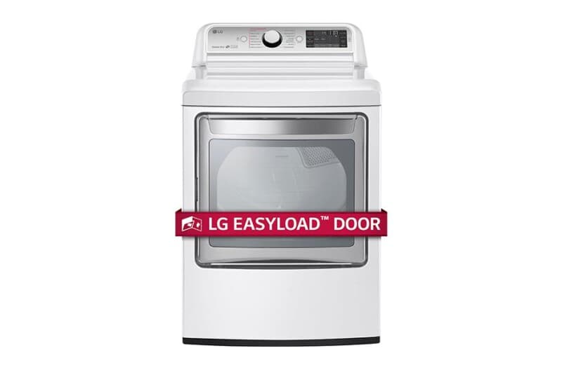 7.3 cu. ft. Ultra Large Capacity TurboSteam™ Gas Dryer with EasyLoad™ Door