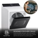 7.3 Cu. Ft. Ultra Large Capacity Rear Control Gas Dryer With Easyload™ Door, Ai Sensing And Turbosteam™ view 17