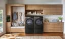 7.8 Cu. Ft. Ultra Large Capacity Heat Pump Ventless Dryer, Wi-fi Connectivity Black Steel view 3