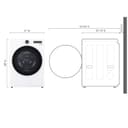 7.8 Cu. Ft. Mega Capacity Smart Front Load Dryer With Dual Inverter Heat Pump Technology And Inverter Direct Drive Motor System view 3
