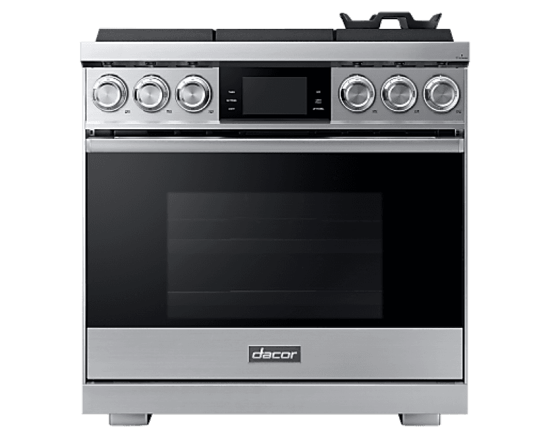 Professional dual-fuel range