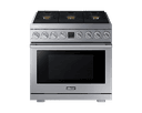 Professional dual-fuel range view 1
