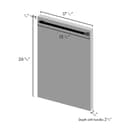 18" Dishwasher Panel with Traditional Handle view 13