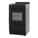 20″ Wide Gas Range in Black view 3