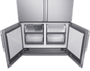 French door refrigerator view 2