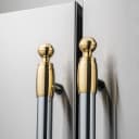 Gold décor set for Refrigerator and Dishwasher view 2