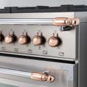 Copper décor set for Range and Hood view 1