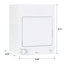Spacemaker 120V 3.6 cu. ft. Capacity Stationary Electric Dryer view 4