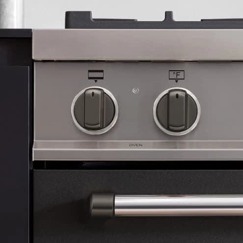 Master Series Dual Fuel Knob Décor Set - 12 Knobs Black Nickel