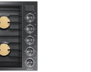 Gas cooktop view 3
