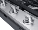 Gas cooktop view 4