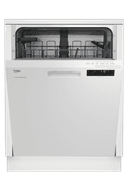 Tall Tub White Dishwasher, 14 place settings, 48 dBa, Front Control view 4