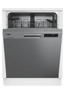 Tall Tub Stainless Steel Dishwasher, 14 place settings, 48 dBa, Front Control view 4