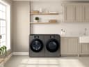 7.6 cu. ft. Bespoke AI Ultra Capacity Front Load Gas Dryer with AI Home and AI OptiDry+ in Dark Steel view 6