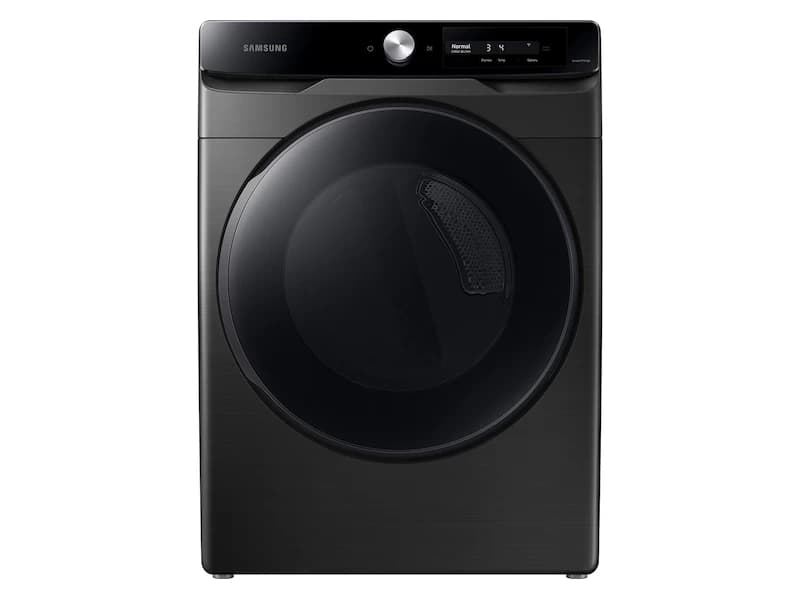 7.5 cu. ft. Smart Dial Electric Dryer with Super Speed Dry in Brushed Black