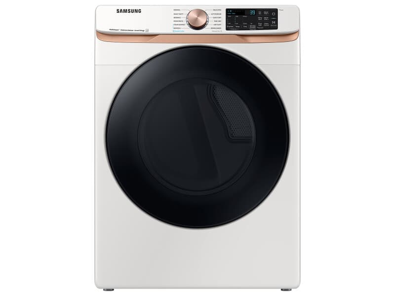 7.5 cu. ft. Smart Electric Dryer with Steam Sanitize+ and Sensor Dry in Ivory
