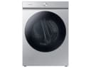 Bespoke 7.6 cu. ft. Ultra Capacity Electric Dryer with Super Speed Dry and AI Smart Dial in Silver Steel view 1