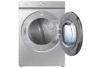 Bespoke 7.6 cu. ft. Ultra Capacity Electric Dryer with Super Speed Dry and AI Smart Dial in Silver Steel view 3