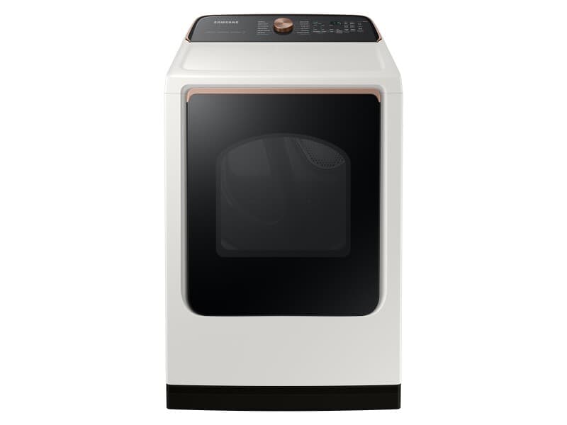 7.4 cu. ft. Smart Electric Dryer with Steam Sanitize+ in Ivory