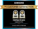 7.5 cu. ft. Smart Gas Dryer with Steam Sanitize+ in White view 4