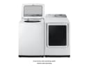 7.4 cu. ft. Gas Dryer with Steam Sanitize+ in White view 11