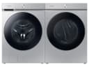 Bespoke 7.6 cu. ft. Ultra Capacity Gas Dryer with Super Speed Dry and AI Smart Dial in Silver Steel view 4