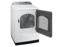 7.4 cu. ft. Smart Gas Dryer with Steam Sanitize+ in White view 8