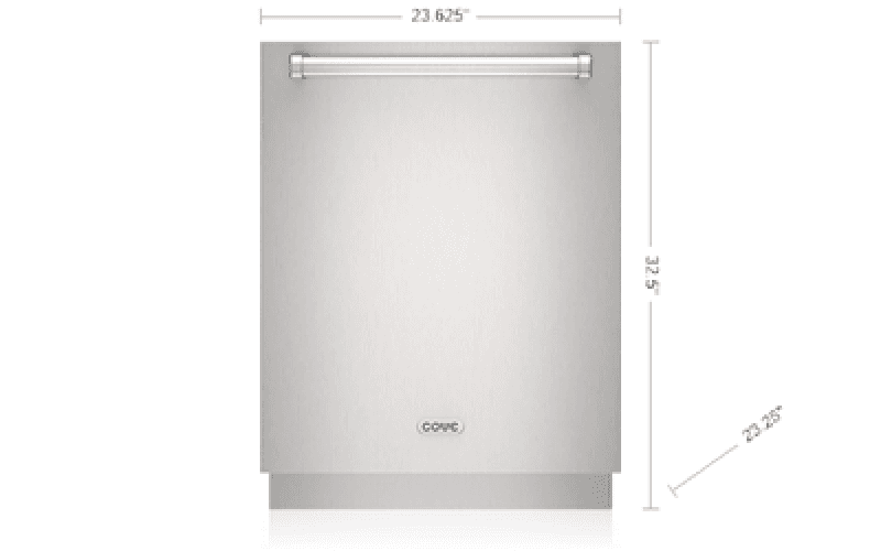 24" ADA Height Dishwasher with Water Softener - Panel Ready