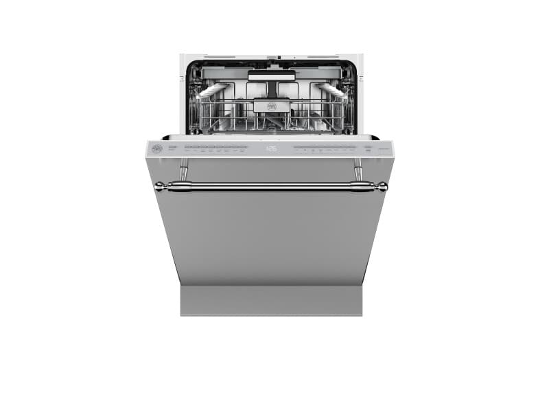 24 inch Dishwasher Tall Tub with Stainless Steel Panel and Bar Handle, 16 place settings, 39 dB, 8 wash cycles