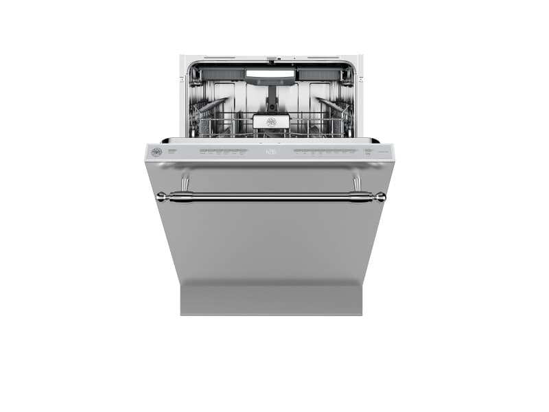 24 inch Dishwasher Tall Tub with Stainless Steel Panel and Bar Handle, 15 place settings, 42 dB, 6 wash cycles