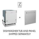 24 in. Top Control Dishwasher with Tub and Modern Style Handle, 52dBa view 5