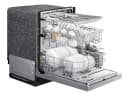 Bespoke AutoRelease Smart 42dBA Dishwasher with StormWash+™ and Smart Dry in White Glass view 7