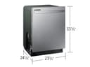 Fingerprint Resistant 53 dBA Dishwasher with Height-Adjustable Rack in Stainless Steel view 3